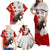 Moose Hunting Family Matching Off Shoulder Maxi Dress and Hawaiian Shirt Canada Maple Leaf