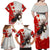 Moose Hunting Family Matching Off Shoulder Maxi Dress and Hawaiian Shirt Canada Maple Leaf