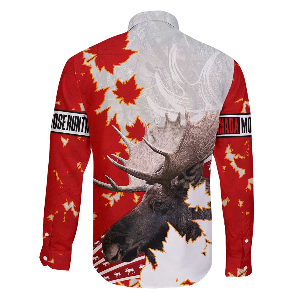 Moose Hunting Family Matching Summer Maxi Dress and Hawaiian Shirt Canada Maple Leaf