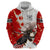 Moose Hunting Hoodie Canada Maple Leaf