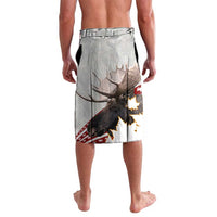 Moose Hunting Lavalava Canada Maple Leaf