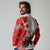 Moose Hunting Long Sleeve Polo Shirt Canada Maple Leaf