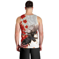 Moose Hunting Men Tank Top Canada Maple Leaf