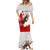 Moose Hunting Mermaid Dress Canada Maple Leaf