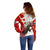 Moose Hunting Off Shoulder Sweater Canada Maple Leaf