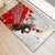 Moose Hunting Rubber Doormat Canada Maple Leaf