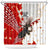 Moose Hunting Shower Curtain Canada Maple Leaf