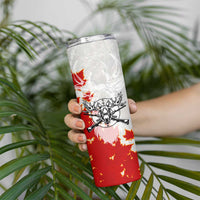 Moose Hunting Skinny Tumbler Canada Maple Leaf