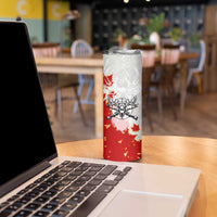 Moose Hunting Skinny Tumbler Canada Maple Leaf