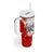 Moose Hunting Tumbler With Handle Canada Maple Leaf