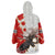 Moose Hunting Wearable Blanket Hoodie Canada Maple Leaf