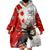 Moose Hunting Wearable Blanket Hoodie Canada Maple Leaf