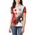 Moose Hunting Women Polo Shirt Canada Maple Leaf