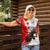 Moose Hunting Women Polo Shirt Canada Maple Leaf
