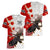 Moose Hunting Women V-Neck T-Shirt Canada Maple Leaf