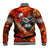 Personalized Moose Love Baseball Jacket Maple Leaf Autumn Passion