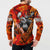 Personalized Moose Love Button Sweatshirt Maple Leaf Autumn Passion