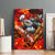 Moose Love Canvas Wall Art Maple Leaf Autumn Passion