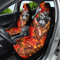 Moose Love Car Seat Cover Maple Leaf Autumn Passion