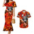 Personalized Moose Love Couples Matching Mermaid Dress and Hawaiian Shirt Maple Leaf Autumn Passion