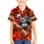 Personalized Moose Love Family Matching Off The Shoulder Long Sleeve Dress and Hawaiian Shirt Maple Leaf Autumn Passion