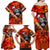 Personalized Moose Love Family Matching Off Shoulder Maxi Dress and Hawaiian Shirt Maple Leaf Autumn Passion