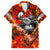 Personalized Moose Love Family Matching Short Sleeve Bodycon Dress and Hawaiian Shirt Maple Leaf Autumn Passion