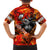 Personalized Moose Love Family Matching Summer Maxi Dress and Hawaiian Shirt Maple Leaf Autumn Passion