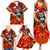 Personalized Moose Love Family Matching Summer Maxi Dress and Hawaiian Shirt Maple Leaf Autumn Passion