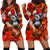 Personalized Moose Love Hoodie Dress Maple Leaf Autumn Passion