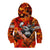 Personalized Moose Love Kid Hoodie Maple Leaf Autumn Passion