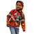 Personalized Moose Love Kid Hoodie Maple Leaf Autumn Passion