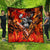 Moose Love Quilt Maple Leaf Autumn Passion