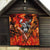 Moose Love Quilt Maple Leaf Autumn Passion