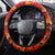 Moose Love Steering Wheel Cover Maple Leaf Autumn Passion