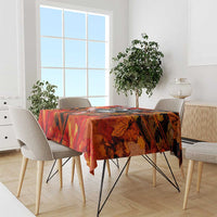 Moose Love Tablecloth Maple Leaf Autumn Passion
