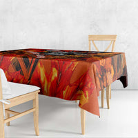 Moose Love Tablecloth Maple Leaf Autumn Passion