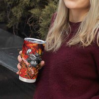 Moose Love Tumbler Cup Maple Leaf Autumn Passion