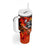 Moose Love Tumbler With Handle Maple Leaf Autumn Passion