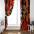 Moose Love Window Curtain Maple Leaf Autumn Passion