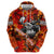Personalized Moose Love Zip Hoodie Maple Leaf Autumn Passion