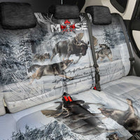 The Wolves Hunting Moose Back Car Seat Cover