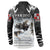 The Wolves Hunting Moose Button Sweatshirt