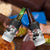 The Wolves Hunting Moose 4 in 1 Can Cooler Tumbler