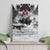 The Wolves Hunting Moose Canvas Wall Art