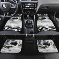 The Wolves Hunting Moose Car Mats