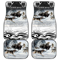 The Wolves Hunting Moose Car Mats