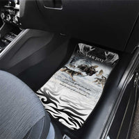 The Wolves Hunting Moose Car Mats