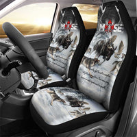 The Wolves Hunting Moose Car Seat Cover