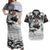 The Wolves Hunting Moose Couples Matching Off Shoulder Maxi Dress and Hawaiian Shirt